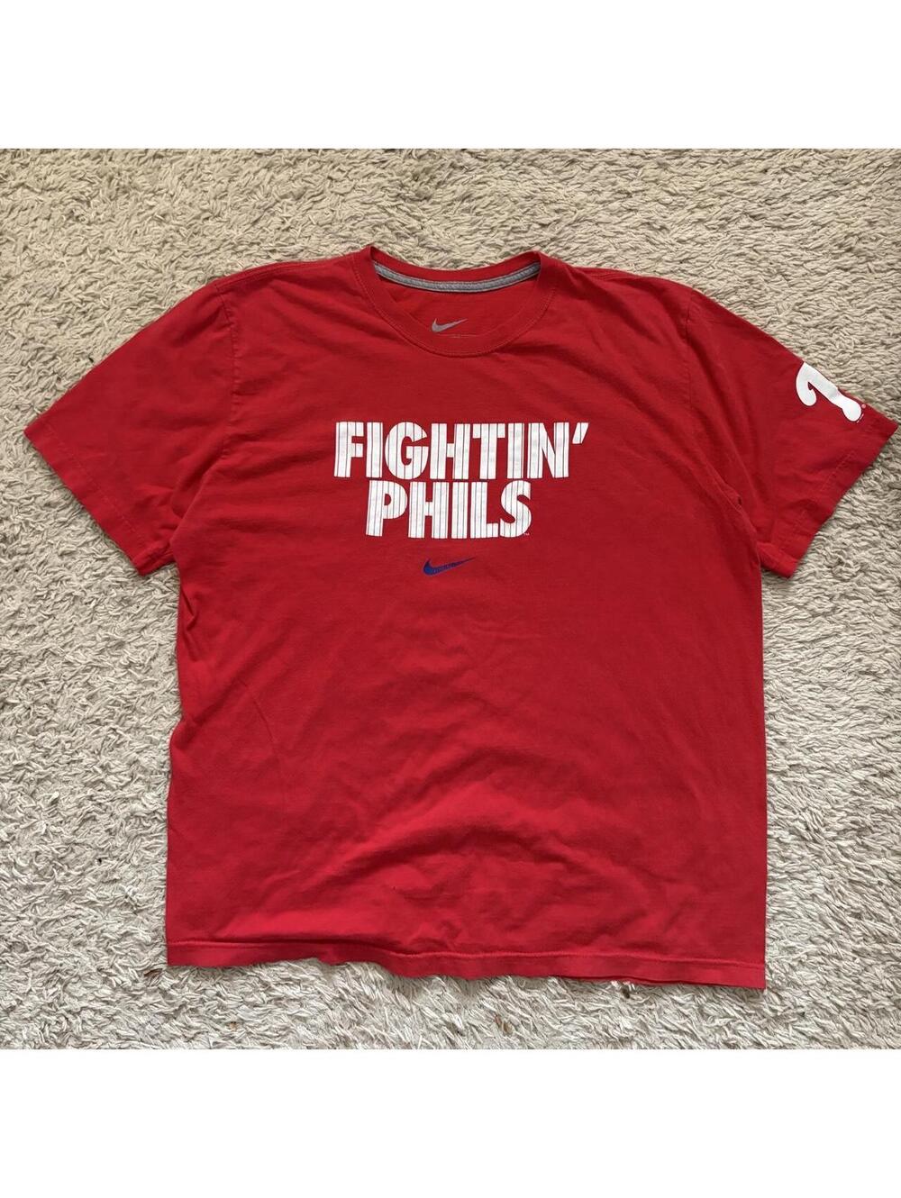 Y2K Philadelphia Phillies Nike red t-shirt